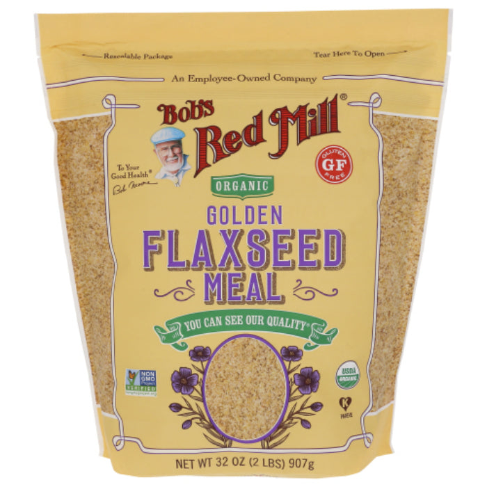Bob's Red Mill - Flaxseed Meal, Golden, Organic, 32 Oz | Pack of 4