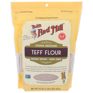 Bob's Red Mill - Flour, Teff, 20 Oz | Pack of 4