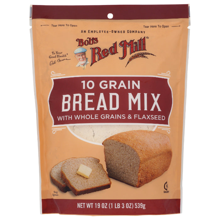 Bob's Red Mill - 10 Grain Bread Mix, 19 oz | Pack of 4