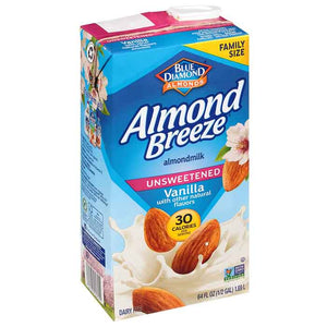 Blue Diamond - Almondmilk Vanilla Unsweetened, 64fo | Pack of 8