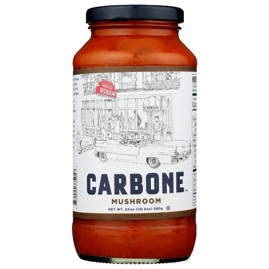 Carbone - Pasta - Mushroom Marinara, 24oz (Pack of 6)