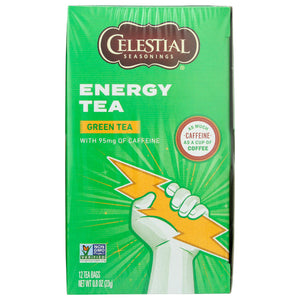 Celestial Seasonings - Energy Green Tea Caffeine, 12 Bags | Pack of 6