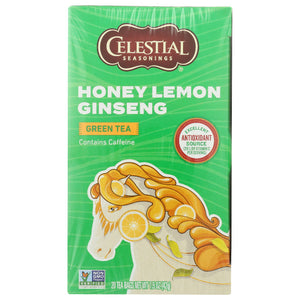 Celestial Seasonings - Green Tea Honey Lemon Ginseng, 20 Bags | Pack of 6