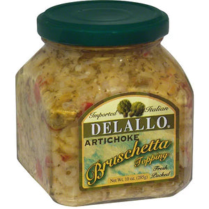 Delallo - Bruschetta Artichoke, 10 Oz | Pack of 6