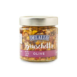 Delallo - Bruschetta Olive, 7.05 Oz | Pack of 6