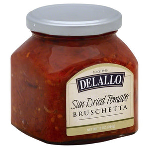Delallo - Bruschetta Sundried Tomato, 10 Oz | Pack of 6