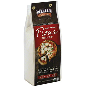 Delallo - Organic Flour Tipo ''00'', 17.6 Oz | Pack of 10