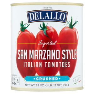 Delallo - Crushed Tomato San Marzano Style, 28 Oz | Pack of 12