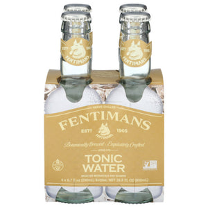 Fentimans - Mixer Tonic Water 4-Pack, 26.8 Fl Oz | Pack of 6