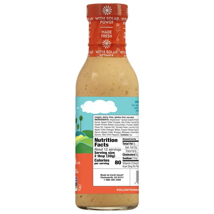 Follow Your Heart - Vegan Thousand Island Salad Dressing - back