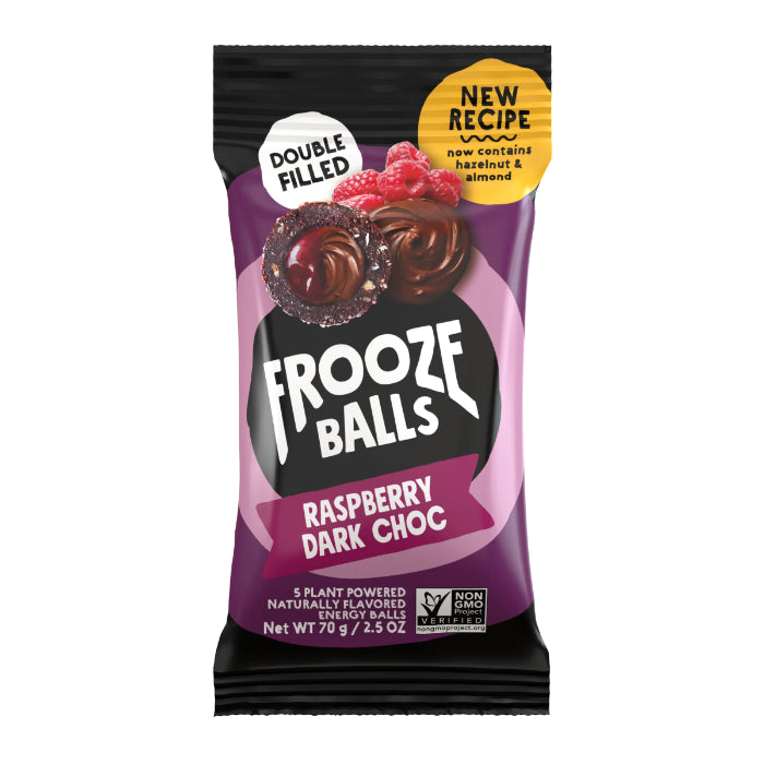 Frooze Balls - Raspberry Daerk chocolate Energy Balls, 2.5oz
