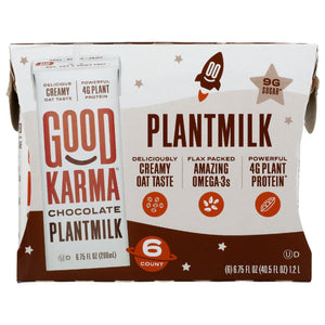 Good Karma - Milk Plant-Based Chocolate 6 PacK, 40.05 Floz (Pack of 3)