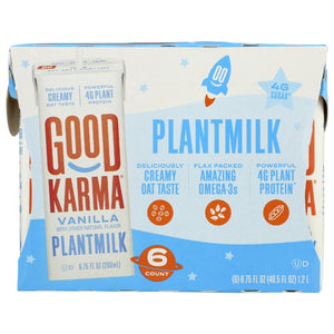 Good Karma - Milk Plant-Based Vanilla 6 PacK, 40.05 Floz (Pack of 3)