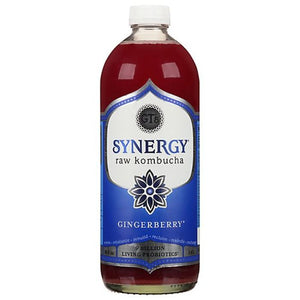 Gt Enlightened Synergy - Kombucha Gingerberry, 48fl