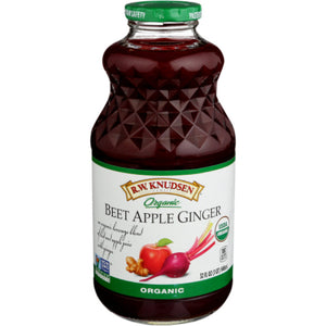 Knudsen – Apple Ginger Beet Juice, 32 fl oz | Pack of 6