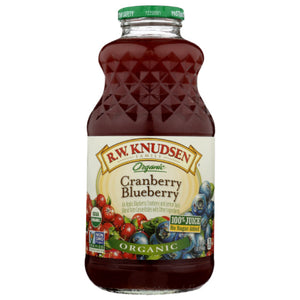 Knudsen – Cranberry Blueberry Juice, 32 fl oz | Pack of 6