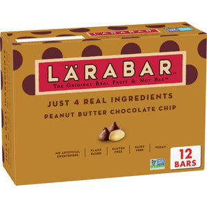 Larabar - Snack Bars - Peanut Butter Chocolate Chip, 19.2oz (Pack of 6)