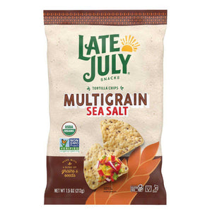 Late July - Chips Multigrain Sea Salt, 7.5 Oz | Pack of 12