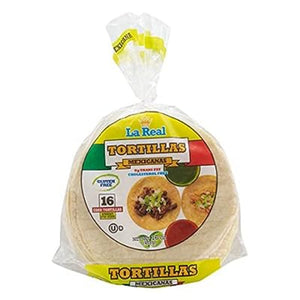 La Real - Yellow Corn Tortillas Mexicanas, 16 Oz - Pack of 25