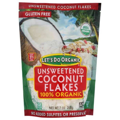 Lets Do Organic - Flakes - Coconut, 7oz (Pack of 12)