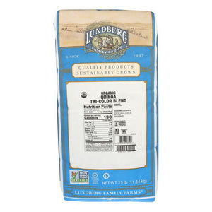 Lundberg - Quinoa Tri Color Blend, 25 Lbs
