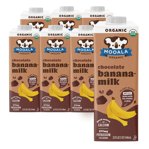 Mooala Organic Banana Milk Chocolate 32 FO - Pack of 6
