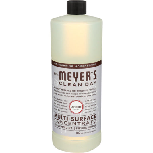 Mrs Meyers Clea - Multi-Surface Cleaner - Lavender, 32oz (Pack of 6)