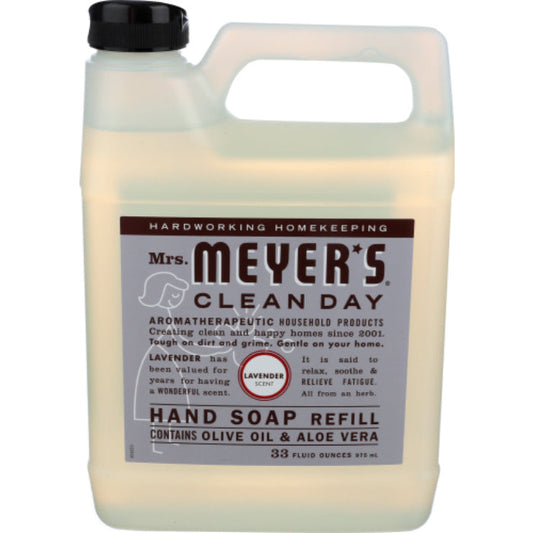 Mrs Meyers Clea - Liquid Soap - Lavender, 33oz (Pack of 3)