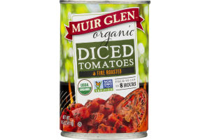 Muir Glen - Fire-Roasted Diced Tomatoes, 14.5 Oz | Pack of 12