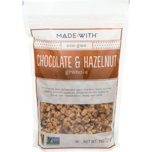 Made With - Granola Dark Chocolate Hazelnut, 11 Oz | Pack of 6