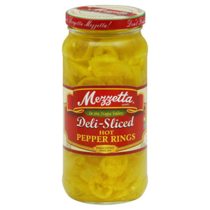 Mezzetta - Pepper Banana Hot Sliced, 16 Oz | Pack of 6