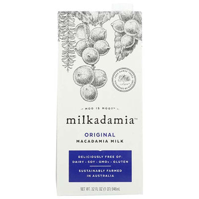 Milkadamia - Macadamia Milk - Creamy, 32fo (Pack of 6)