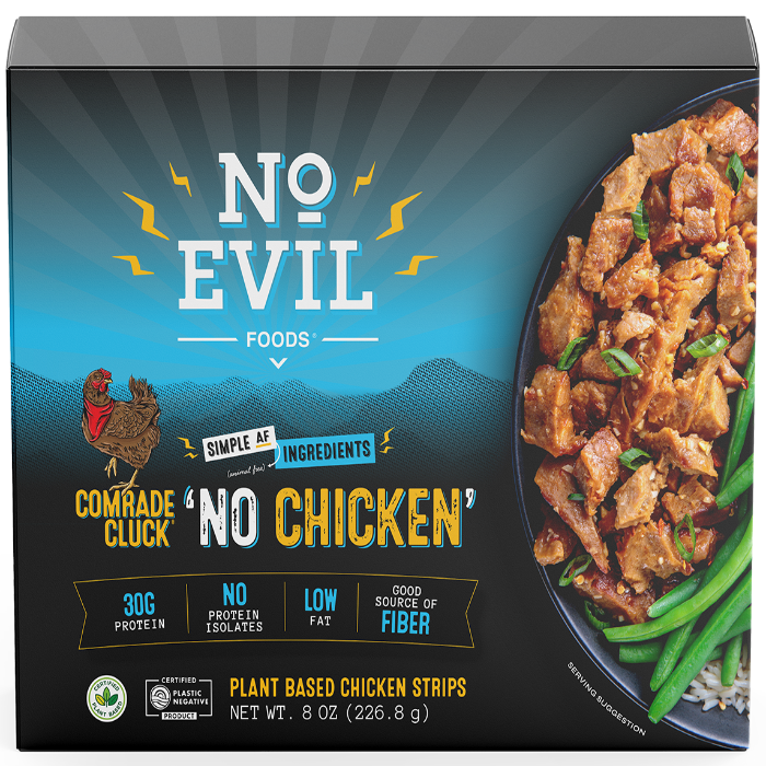 No Evil Foods - Classic Cluck: No Chicken Strips, 8oz