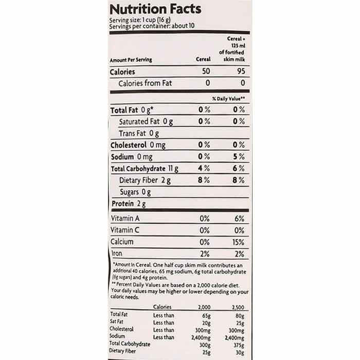 Nature's Path - Organic Kamut Puffs Cereal, 6oz - Back