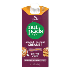 Nutpods - Unsweetened Creamer Coffee Cake, 11.2oz