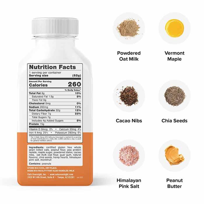 Oats Overnight - Protein Shake, 2.2oz | Multiple Flavors
