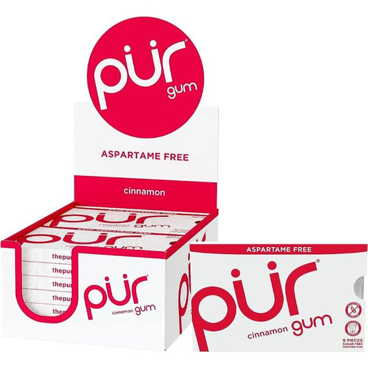 Pur - Gum - Cinnamon, 9pc (Pack of 12)