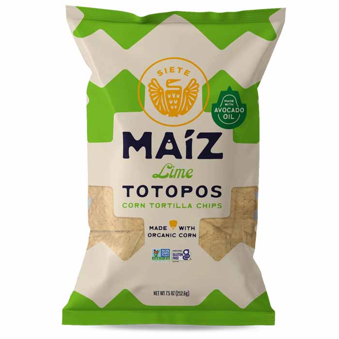 Siete - Maize Totopos Chips, 7.5oz | Multiple Flavors