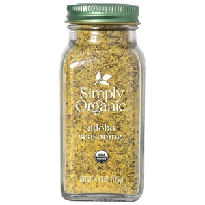 Simply Organic - Seasoning Adobo Bottle, 4.41 Oz - Pack of 6