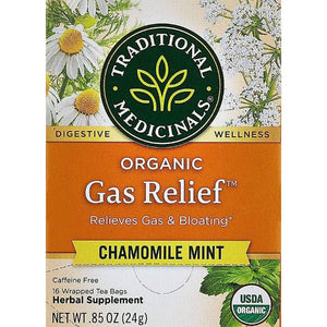 Traditional Medicinals – Gas Relief Tea, 16 Bags | Pack of 1