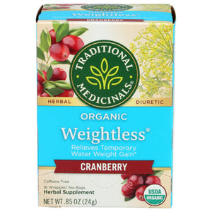 Traditional Medicinals – Weightless Cranberry Tea, 16 Bags | Pack of 1