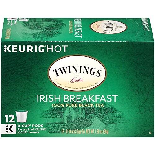 Twinings – K-Cup Irish Breakfast Tea, 12 Count | Pack of 6