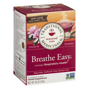 Traditional Medicinals – Breathe Easy Tea, 16 Bags | Pack of 6