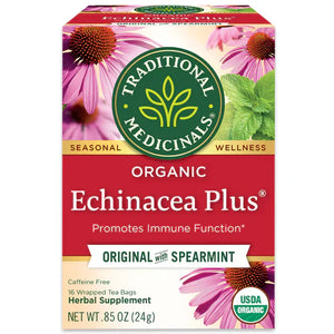 Traditional Medicinals – Echinacea Plus Organic Tea, 16 Bags | Pack of 6