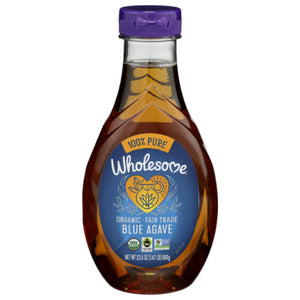 Wholesome Agave Blue Raw Org 23.5 Oz - Pack Of 6