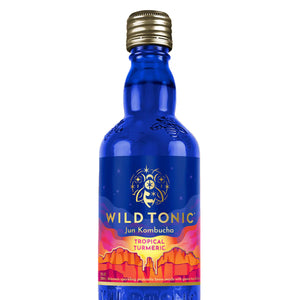 Wild Tonic – Tropical Turmeric Organic Kombucha, 12 fl oz | Pack of 12