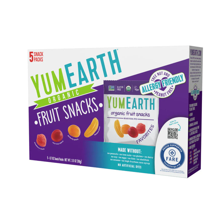 YumEarth - Fruit Snack Org 3.5 Oz - Pack Of 6