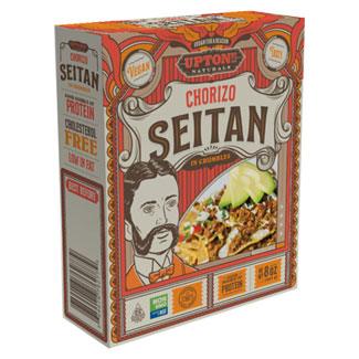 Uptons Naturals - Seitan - Chorizo, 8oz (Pack of 6)