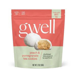 Gwell - Peach Pomegranate Tea Cookies, 1.7oz