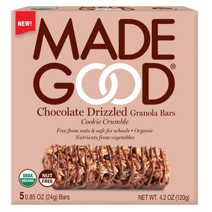MadeGood Chocolate Dipped Granola Bar Cookie Crumble - 4.2oz
 | Pack of 6